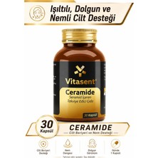 Vitasent Ceramide 30 Kapsül - Cilt Bariyerini Güçlendiren Takviye Edici Gıda Türkiye Menşeli
