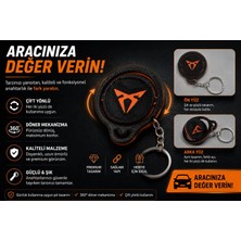 YSN Sounds Cupra Anahtarlık , Cupra Döner Araç Anahtarlık - Cupra Çift Yönlü Araba Anahtarlığı