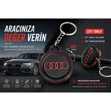 YSN Sounds Audi Anahtarlık , Audi Döner Araç Anahtarlık - Audi Çift Yönlü Araba Anahtarlığı