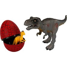 Larskas Dinozor ve Yavrusu Oyun Seti - Renkli Eğlenceli Figürler