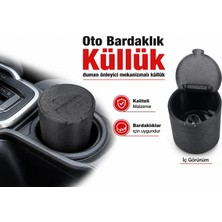 YSN Sounds Oto Küllük , Bardaklıkta Kullanılan Küllük , 7cm Boy , Koku Önleyici Araba Küllüğü