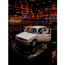 Oyuncak Sahili Volkswagen Golf 1 Gtı Klasik Diecast 11cm Metal Araba Kapılar Açılır Çekbırak Koleksiyon GOLF1 GTİ Model Beyaz