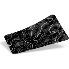 Larskas Minesk 90X40 cm Xxl Gaming Mouse Pad [high Density Hybrid Kumaş] [kaymaz Taban] [yüksek Çözünürlüklü Baskı] Fare Altlığı Oyuncu Mousepad (Siyah Izohips)