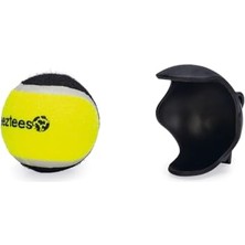 Larskas Köpek Oyuncağı, Tenis Topu ve Tutma Aparatı, Mavi/sarı, 6,3cm