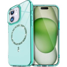 Durukar®   iPhone 11 Live Diamond Magsafe Kapak - Yeşil