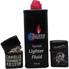Larskas Çakmak Benzini, 125ML x 2 Adet, Hızlı Ateşleme, Tez Alev