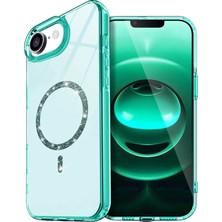 Durukar®   iPhone 16E Live Diamond Magsafe Kapak - Yeşil