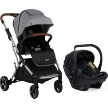 Kraft Power I-Size Travel Sistem Bebek Arabası Gri