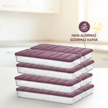 Sync Ticaret Nora 8'li 1,2 Lt. Küçük Boy Mürdüm