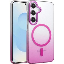 Durukar®  Samsung Galaxy S25 Glossy Magsafe Kapak - Mor