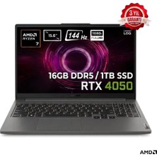 Lenovo Loqe 15ARP10 Amd Ryzen 7-170 16GB Ddr5 1tb SSD Rtx 4050 8gb 15.6 Inç Full Hd 144Hz IPS Freedos Gaming Laptop 83S000DXTR
