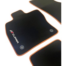 Expresstr Oto Halı Paspas Seti Seat Cupra Leon Serisi Modelleri Uyumlu Sport Kaymaz & Şık Tasarım