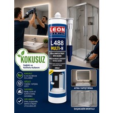 Leon Premium Kokusuz ve Küf Tutmayan Duşakabin & Ayna Silikonu 330 gram