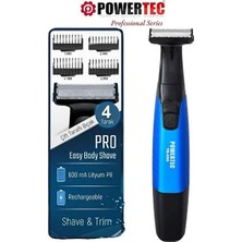 Powertec TR-650 Ense Sakal Vücut Tıraş Makinesi BodyGroom