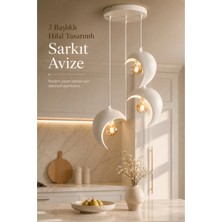 Fao Shop 7 - 24 Beton Görünümlü Sarkıt Avize Ada Mutfak Aydınlatma