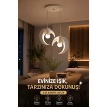 Fao Shop 7 - 24 Spiral Tasarım Sarkıt Avize Ada Mutfak