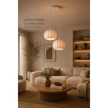 Fao Shop 7 - 24 Siyah Beyaz Minimal Dalga Tasarım Sarkıt Avize