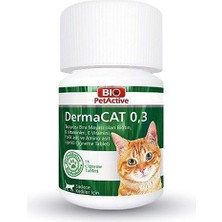 Bio Petactive Dermacat 0,3 Kediler Için Bira Mayası Tableti 0,3 gr