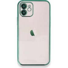 TKÇ Apple Iphone 11 Kılıf Razer Lensli Silikon - Yeşil