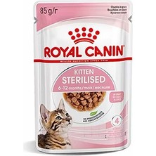 Royal Canin Pouch Kitten Sterilised Gravy Yavru Kedi Konservesi 6 Adet 85 gr