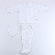 Sebi Bebe Nokta Çiçek Pijama Takımı 9148