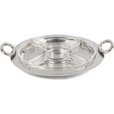 Empressco Cam Bölmeli Kahvaltı Seti, Şık ve Pratik, 37X32CM, Dayanıklı Tasarım
