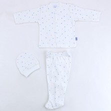 Sebi Bebe Nokta Çiçek Pijama Takımı 9148