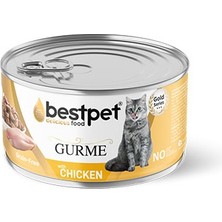 Bestpet Gurme Jelly Tavuklu Tahılsız Yetişkin Kedi Konservesi 85 gr