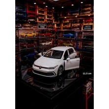 Oyuncak Sahili VOLKSWAGEN YENİ GOLF 8 GTİ METAL ARABA ÇEKBIRAK 11.5CM ORİJİNAL KOLEKSİYON MODEL METALİC BEYAZ
