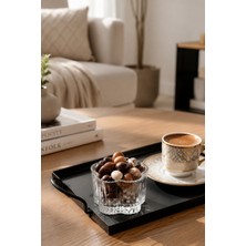 Porsima RYG7060 Flower 6lı Cam Kase Puding Tatlı ve Dondurma Kasesi Kahvaltılık Kase Seti Çerez Kasesi 180ML