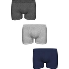 John Frank Hidden Premium 3'lü Erkek Boxer JF3BPB-H100