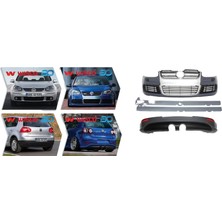 Wisco Tampon Seti Komple (Ön-Arka-Yan) Krom Panjurlu Vw Golf 5 R32 2004-2008 1K0807217