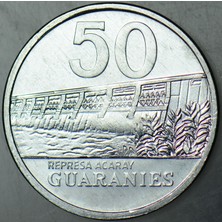Banknoting Paraguay 50 Guarani 2019 Çil.