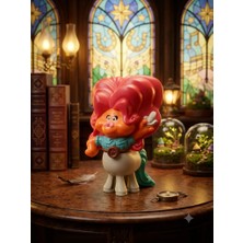 Hureggo Vintage Dreamworks Trolls World Tour – Delta Dawn Sentor Taraftar Figür Oyuncak - 9 cm