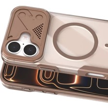 Mey İthalat Mey Ithalat®   iPhone 16 Zinko Magsafe Kapak - Çöl Titanyum