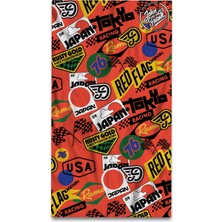 John Frank Unisex Plaj Havlusu JFSSTW15-JAPAN