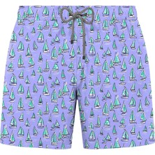 John Frank All Over Erkek Mayo Şort JFSSSWL98-SHIP Purple
