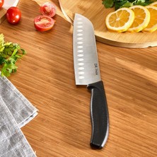 Sync Ticaret Dr. Inox Santoku Bıçağı 30 cm Siyah