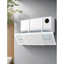 Sync Ticaret Ayarlanabilir Klima Yönlendirici Aparat 56-95 cm /hava Yönlendirici Deflektör / Rüzgar Önleyici / Sp