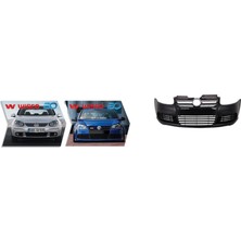 Wisco Tampon Seti Ön Parlak Siyah Panjurlu Vw Golf 5 R32 2004-2008 1K0807217