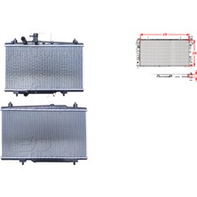 Wisco Su Radyatörü Geely Familia Mk 1.5i 2005-2015 160204118001 606668