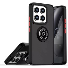 TKÇ Xiaomi Mi 14T Pro Kılıf Montreal Yüzüklü Silikon Kapak - Siyah