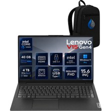 Lenovo V15 G4 Iru 83A100A5TRRNP16 Intel Core I5-13420H 40 GB Ddr4 Ram 4 Tb Nvme SSD Intel UHD Graphics Windows 11 Pro 15.6" Fhd (1920X1080) Notebook Laptop Bilgisayar