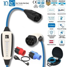 NRGkick Premium Plus 16A 11KW Ev Prizi 7.5m Wifi+Bluetooth Ac Mobil Monofaze & Trifaze Şarj (Wallbox)