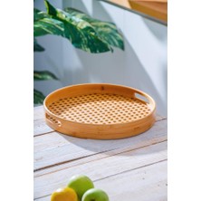 Acar Bambu Sunum Tepsi - 35 cm ACR-512