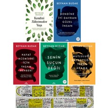 Kronik Kitap Beyhan Budak 5 Kitap Set / Kendini Tüketmeden Yaşa - Kendine Iyi Davran Güzel Insan - Hayat Acemileri Için Yaşam Rehberi - Senin Suçun Değil - Mutluluğu Kaybettiğin Yerde Arama + Özel Cetvel