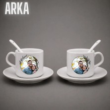 Kişiye Özel Sublimasyon Baskı Ikili Fincan Seti