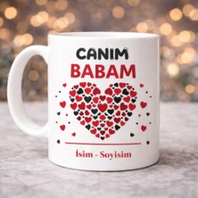 Kişiye Özel ''canım Babam'' Sublimasyon Baskı Kupa