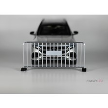 Flutura 1:18 Ölçekli Minyatür Kalabalık Kontrol Bariyeri - (2 Adet)