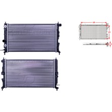 Autolux Su Radyatörü Mekanik At Opel Vectra B 1.6 - 1.8 - 2.0 - 2.2 1995-2002 1300159